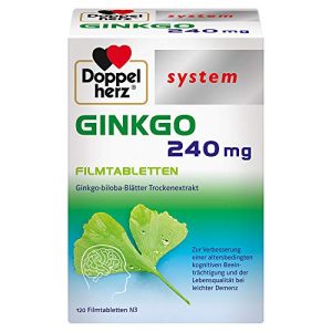 Ginkgo 240 mg Doppelherz Filmtabletten, 120 Filmtabletten