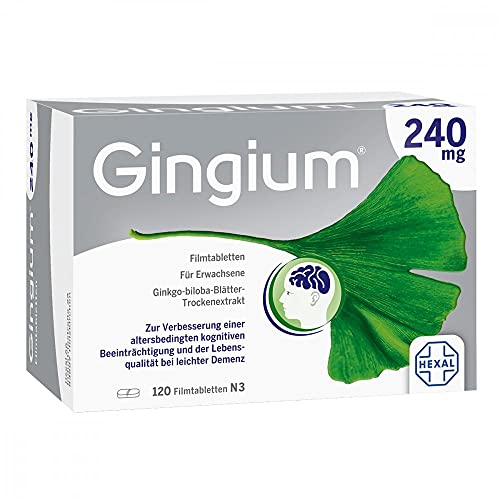 Die beste ginkgo 240 mg gingium 240 mg filmtabletten 120 st Bestsleller kaufen