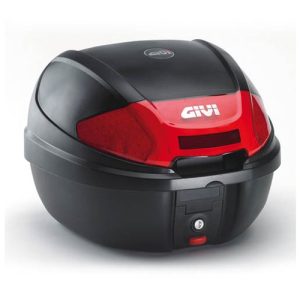 Givi-Topcase Givi E300 Monolock Topcase mit Platte schwarz matt
