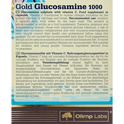 Glucosamin-Kapseln Olimp Glucosamine 1000 Gold, 60 Kapseln