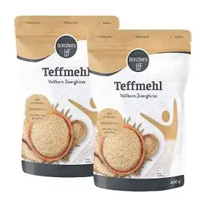 Glutenfreies Mehl borchers 2 x Premium helles Teffmehl