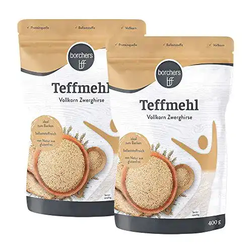 Die beste Glutenfreies Mehl borchers 2 x Premium helles Teffmehl 2026 Test Bestseller Glutenfreies Mehl borchers 2 x Premium helles Teffmehl