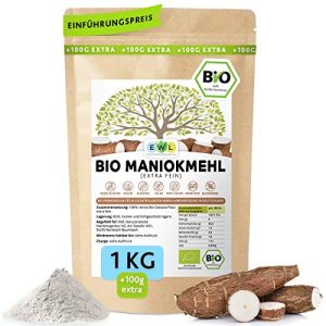Glutenfreies Mehl EWL Naturprodukte Maniokmehl Bio 1000g