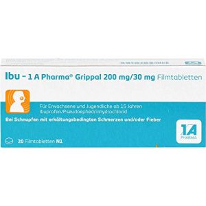 Grippemittel 1 A Pharma GmbH Ibu, 1 A Pharma Grippal, 20 St