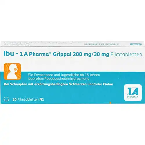 Die beste Grippemittel 1 A Pharma GmbH Ibu, 1 A Pharma Grippal, 20 St 2026 Test Bestseller Grippemittel 1 A Pharma GmbH Ibu, 1 A Pharma Grippal, 20 St