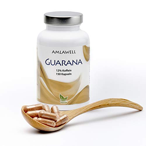 Guarana-Kapseln Amlawell 150 Kapseln Guaranasamenpulver
