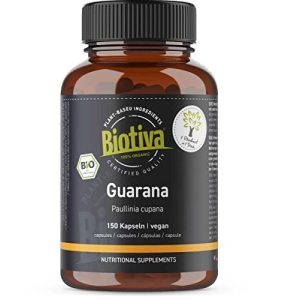 Guarana-Kapseln Biotiva Guarana Kapseln Bio, 150 x 500mg