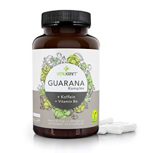 Guarana-Kapseln VITALKRAFT 120 hochdosierte vegane Kapseln