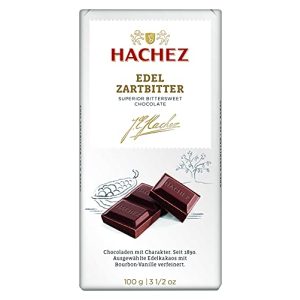 Hachez-Schokolade Hachez Edel Zartbitter, 5 x 100 g