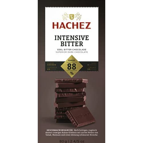 Die beste hachez schokolade hachez tafel intensive bitter 88 80 g Bestsleller kaufen
