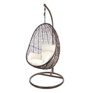 Hanging chair (rattan) Kideo complete set: with frame & cushion