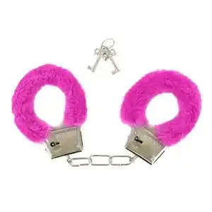 Handschellen Alsino Plüsch, Plüsch Variante, Fuchsia