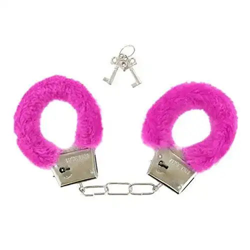 Handschellen Alsino Plüsch, Plüsch Variante, Fuchsia