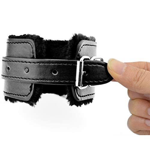 Handschellen Jerbro Bequem Fesseln Plüsch + Pu Armband Wrist