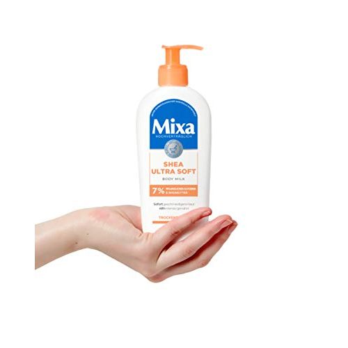 Hautmilch Mixa Shea Ultra Soft Body Milk, intensiv nährend, 250 ml