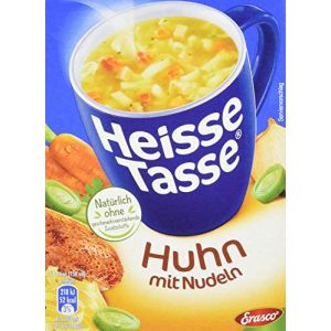 Heisse Tasse Erasco Huhn, Der perfekte Suppen-Snack