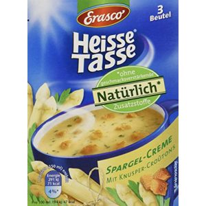 Heisse Tasse Erasco Spargel-Creme mit Croûtons, 12 x 450 ml