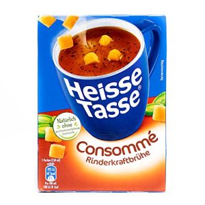 Heisse Tasse Erasco Tasse Consommé-Rinderkraftbrühe