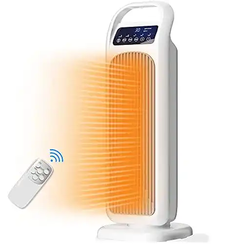 Heizlüfter mit Fernbedienung Page Hodge energiesparend leise