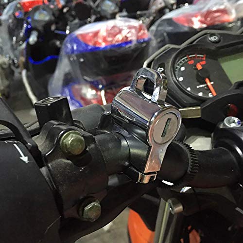 Helmschloss Motorrad RAYANA Universal Schlüssel Set Aluminium