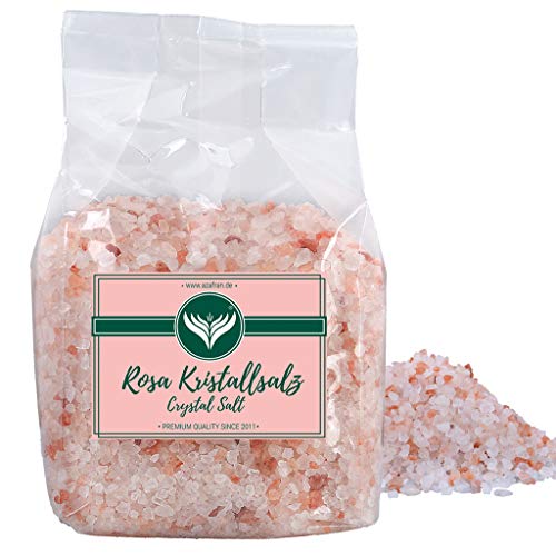 Die beste himalaya salz azafran rosa kristallsalz steinsalz grob 2 5mm 1kg Bestsleller kaufen