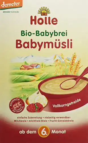 Holle-Babynahrung Holle Bio-Babybrei Babymüsli, 3 x 250 g