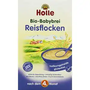 Holle-Babynahrung Holle Bio-Babybrei Reisflocken, 3 x 250 g