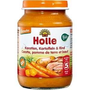 Holle-Babynahrung Holle Bio Karotten, Kartoffeln & Rind 6 x 190 g