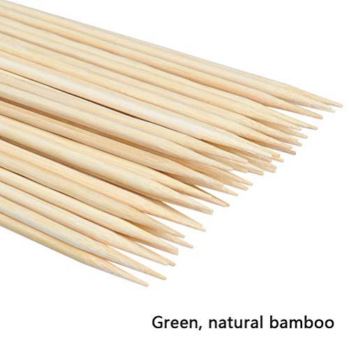 Holzspieße POKIENE 100 Stück Schaschlikspieße aus Bambus