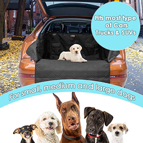 Hundedecke Kofferraum Looxmeer mit Seitenschutz, rutschfest