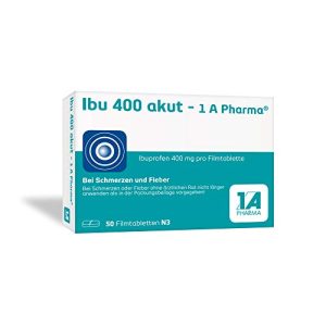 Ibuprofen 1A PHARMA Ibu 400 akut, 1 A Pharma, 400 mg Tabletten