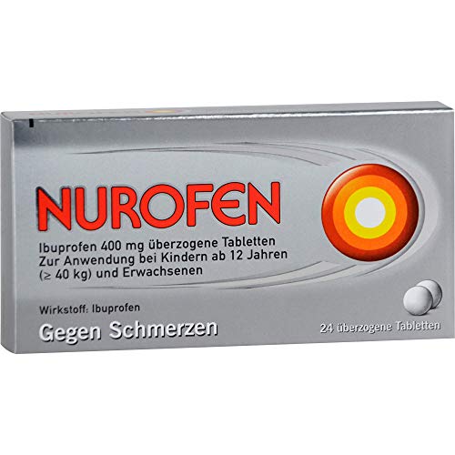 Ibuprofen Nurofen 400 mg überzogene Tabletten 24 St.
