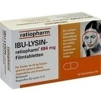 Ibuprofen Ratiopharm IBU-Lysin, 684 mg Filmtabletten