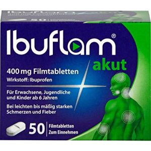 Ibuprofen Zentiva Pharma GmbH IBUFLAM akut 400 mg, 50 St
