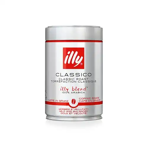 Illy-Kaffee Illy Kaffeebohnen Classico, ganze Bohne, 250g Dose