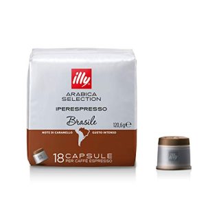 illy-Kapseln illy Iperespresso Brasilien, Kaffeekapseln 18 Softpack