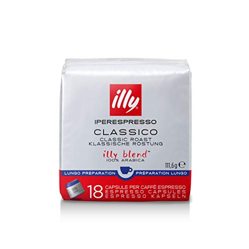 illy-Kapseln illy Iperespresso Lungo, Kaffeekapseln 18 Softpack