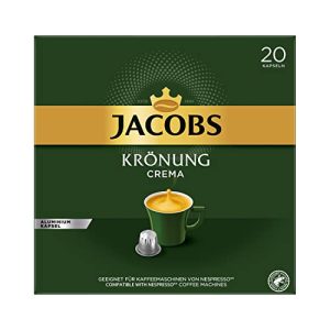 Jacobs-Kapseln Jacobs Kaffeekapseln Krönung Crema, 200 Kapseln