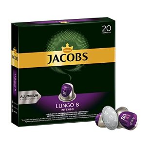 Jacobs-Kapseln Jacobs Kaffeekapseln Lungo Intenso, Intensität 8