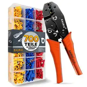kabelschuhzange-baurix-crimpzange-inkl-700-stueck