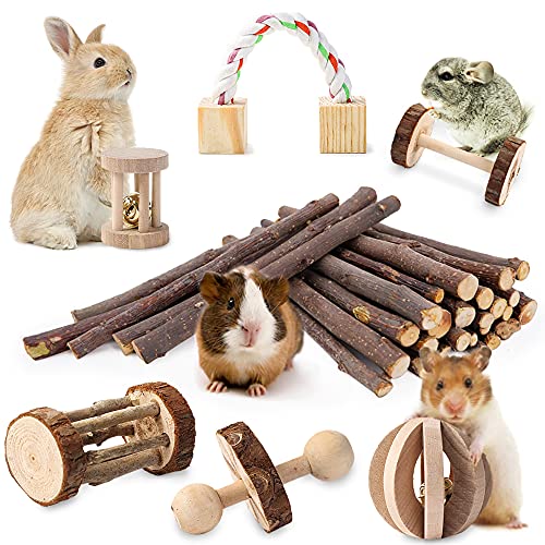 Die beste kaninchen spielzeug janyoo hamster spielzeug 7 teilig Bestsleller kaufen