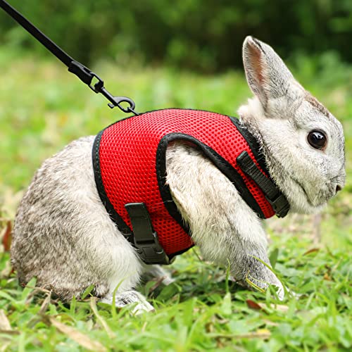 Kaninchengeschirr Petcomer Verstellbares Weiches Geschirr
