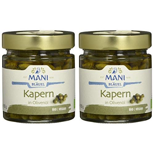 Kapern MANI ΜΑΝΙ in Olivenöl, bio, 2 x 180 g