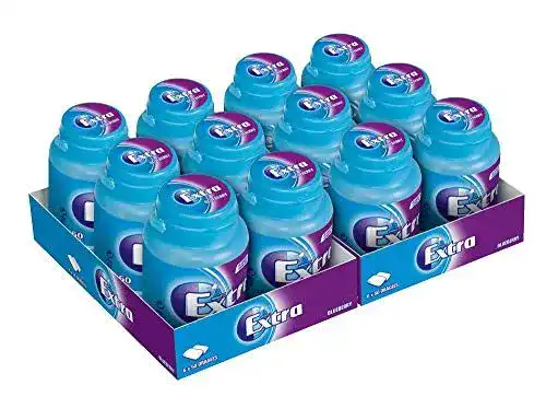 Kaugummi WRIGLEY’S EXTRA Extra Blueberry, 12 x 50 Dragees