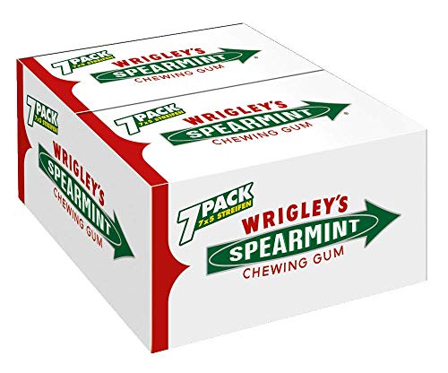 Die beste kaugummi wrigleys spearmint minz geschmack 14x7x5 streifen Bestsleller kaufen