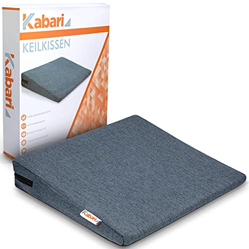 Keilkissen (Auto) Kabari ®️ Keilkissen formstabil, grau