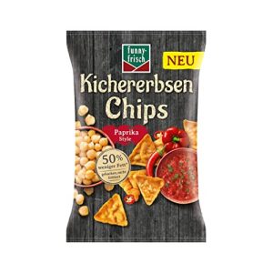 Kichererbsen-Chips Funny-Frisch, Paprika Style, 12 x 80 g