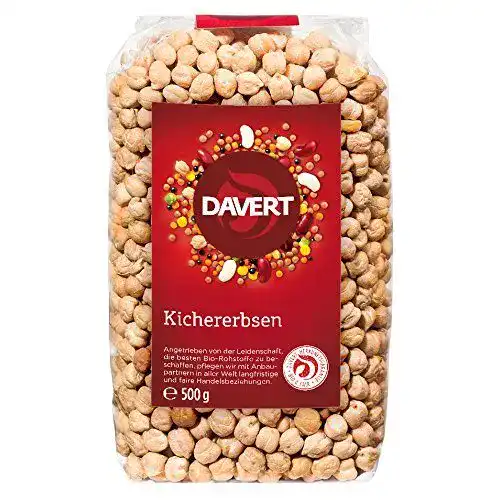 Kichererbsen Davert, 4 x 500 g Bio