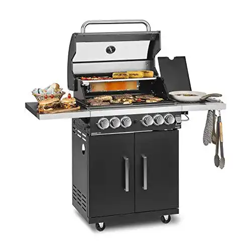Klarstein-Gasgrill Klarstein Tomahawk 4.2 SBG Gasgrill, Sichtfenster