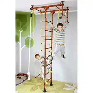 Klettergerüst Indoor Niro Sportgeräte, FitTop für Kinder in Rot